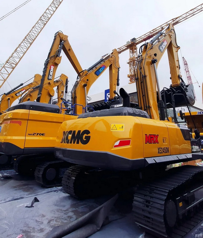 大噸位純電動挖機XE270E、新款徐工XE245DK挖掘機
