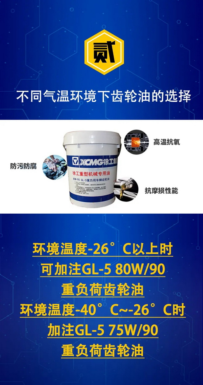 徐工起重機齒輪油維護保養(yǎng)